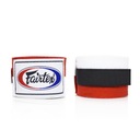 Fairtex boxerské obväzy HW2 White/Red 4,6 m