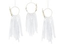 Dream Catchers Decoration White Svadba 3 kusy