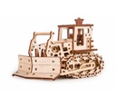 Push Dozer buldozér - drevený mechanický model