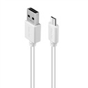 Kábel MicroUSB(M)-USB Type-A(M) CB1011W 1m