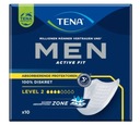 Tena Men, Active Fit, Inkontinenčné vložky, úroveň 2, 10 kusov