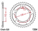 Zadné ozubené koleso / veľké zadné ozubené koleso Honda XL 1000 V Varadero - 43 zubov