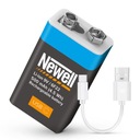 Nabíjateľná batéria Newell 9 V R9 USB-C 500 mAh