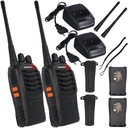 2X WALKIE TALKIE BAOFENG BF888S PMR WALKWAY