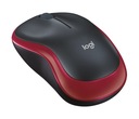 Bezdrôtová myš Logitech M185 Red Wireless Mouse 910-002240