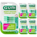 Gum Soft medzizubné kefky, stierače, 5 ks