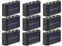 9x Lampa Solarna Tarasowa LED Czujnik Dzień/Noc