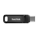 Pendrive SanDisk Ultra Dual GO SDDDC3-128G-G46 (128 GB; USB 3.0, USB-C; kruhový