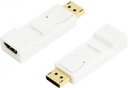 Adaptér DisplayPort na HDMI 1.4 LogiLink biely