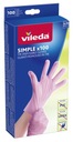 Rukavice Vileda Simple, veľkosť S/M, 100 kusov