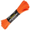 550 50 stôp Paracord Atwood Reflector Neon Orange