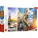 PUZZLE 4000 LONDÝN PARIS BENÁTKY VÝLET 45009