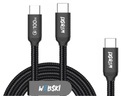 Veľmi rýchly kábel PD USB Type-C kábel 1m 100w