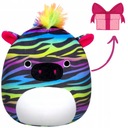 SQUISHMALLOWS Farebná dúha Ravalia Zebra 19cm