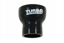 Rovná redukcia TurboWorks Black 63-76mm Silicone