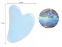 Gua Sha Plate Opál Massage Stone Blue