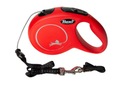 Lano Flexi New Classic M 8m RED do 20kg