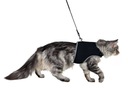 Trixie CAT HARNESS čierny 'X-Cat'