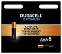 8x AAA LR3 DURACELL OPTIMUM 8 ks