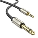 UZELENÝ KÁBEL ADAPTÉRA AUDIO KÁBEL MINI KONEKTOR 3,5 MM DO KONEKTORA 6,35 MM TRS 5M