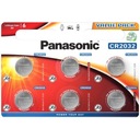 CR2032 3V Panasonic 6 ks lítiových gombíkových batérií