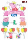 CUKROVÁ TLAČ PEPPA PIG na tortu VEĽKÝ VÝBER