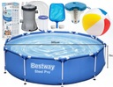 Bazén Bestway s kruhovým rámom 305x76cm 10v1