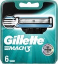 Nástavce na žiletky GILLETTE Mach3, 6 kusov