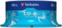 CD-R 700MB rýchlosť 52x torta 25 ks