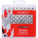 Reťaz na bicykel SRAM PC-Red 22 11-radová 114 článkov + klip