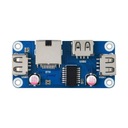 HUB Ethernet/USB modul pre Raspberry Pi