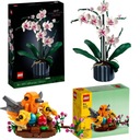 LEGO ICONS 10311 ORCHID ORCHID KVET KVETY + 40639 Vtáčie hniezdo