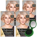 LOREAL Preference Hair Dye 9,23 Santa Monica sada 4 ks + ZADARMO