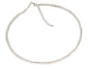 Ecru perlový náhrdelník pre dievčatá