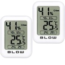 2X METEOROLOGICKÁ STANICA TEPLOMETER IZBOVÝ HYGROMETER MINI MAGNET SET