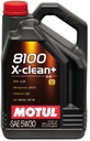 SYNTETICKÝ OLEJ MOTUL 8100 X-CLEAN+ 5W30 5L