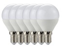 6x LED žiarovka E14 7W G45 guľa 620lm stud