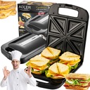 VEĽKÝ TOAST 8 SANDWICH HRINKOVAČ XXL RÝCHLY TOAST POKLADY 2000W