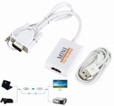 Prevodník obrázkov z VGA + audio jack 3,5 mm na HDMI