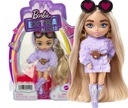 BÁBIKA BARBIE EXTRA MINIS VO FIALOVEJ. ŠATY HGP66