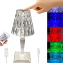 Crystal Rose LED viacfarebná PILOT RGB lampa