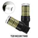 Kaltweiß 2x 7440 T20 3014 144SMD CANBUS Sv.