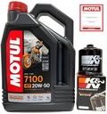 Olej MOTUL 7100 4T 20W50 4L + K&N OLEJOVÝ FILTER