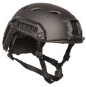 Prilba MIL-TEC RAIL PARATROOPER FAST BLACK ASG