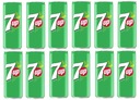 12x 330ml 7UP Originálny sýtený nápoj v plechovke