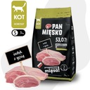 Pan Mięsko Suché krmivo pre mačky Sušené TURECKO s HUSOU Malé chrumky S 5kg