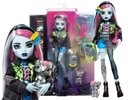 Bábika MONSTER HIGH Frankie Stein + psí miláčik Watzie