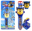 3D HODINKY PAW PATROL S DIGITÁLNYM PROJEKTOROM CHASE