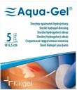 AQUA-GEL hydrogélový sterilný obväz 6,5 cm 5 ks