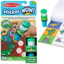 kreatívna sada nálepiek Melissa&Doug dinosaurus nálepka pečiatka